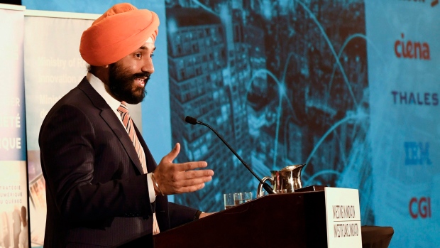 Minister of Innovation, Science and Economic Development Navdeep Bains