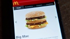 McDonald's app Big Mac
