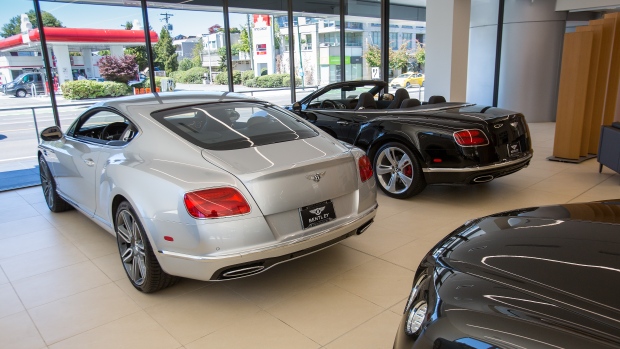 Luxury cars in Vancouver 