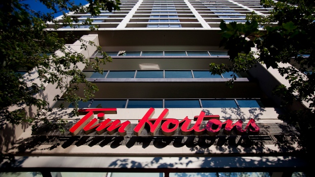 Tim Hortons in downtown Vancouver, British Columbia 