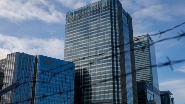 Barclays Plc headquarters in London.