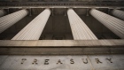The US Treasury building in Washington, DC.  Photographer: Al Drago/Bloomberg