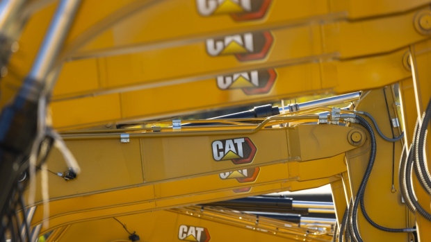 Caterpillar machinery at a dealership in Poughkeepsie, New York, US. Photographer: Angus Mordant/Bloomberg