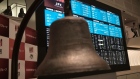 <p>A trading bell at the Tokyo Stock Exchange in Tokyo, Japan.</p>