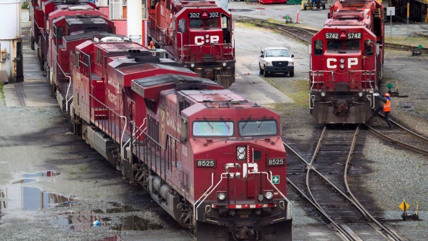 CP Rail's Port Coquitlam yard