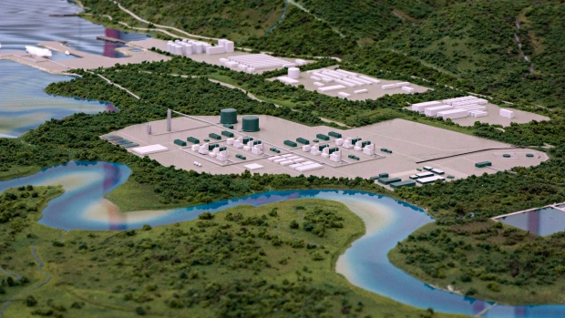 Proposed LNG plant and terminal in Kitimat, B.C.