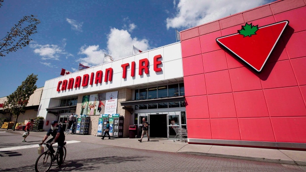 A Canadian Tire store in North Vancouver