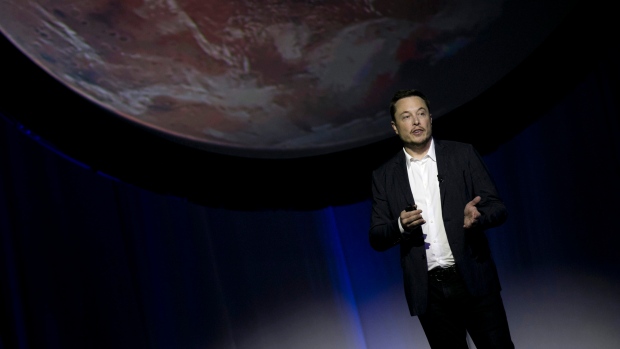 SpaceX founder Elon Musk at the 67th International Astronautical Congress in Guadalajara, Mexico