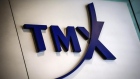 A TMX Group sign, the company that runs the Toronto Stock Exchange (TSX)
