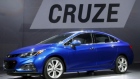General Motors introduces the new 2016 Chevy Cruze vehicle at the Filmore Theater in Detroit.