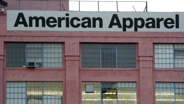 The American Apparel factory headquarters is pictured in Los Angeles, California July 7, 2014. 