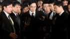 Samsung Group Chief, Jay Y. Lee, leaves the Seoul Central District Court in Seoul, Feb. 16. 