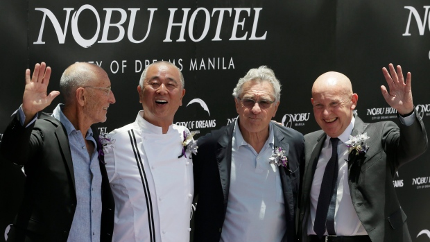Robert DeNiro and his Nobu partners open a new hotel in Pasay city, south of Manila, Philippines