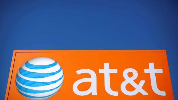 An AT&T sign is seen outside a branch in Rolling Meadows article image