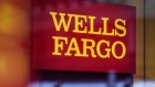 Wells Fargo logo in New York City