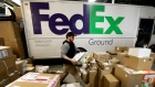 FedEx sorting facility