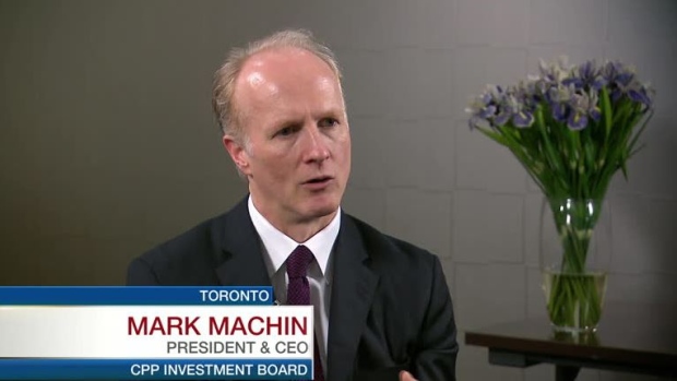 Canada Pension Plan Investment Board President and CEO Mark Machin