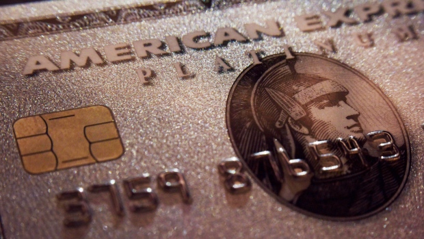 A mockup of an American Express Platinum Card