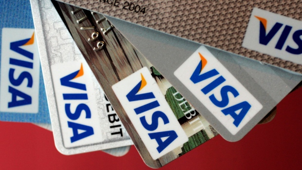 Visa credit and debit cards