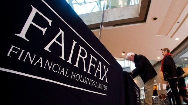 Shareholders attend the Fairfax Financial Holdings annual general meeting in Toronto