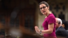 Minister of Foreign Affairs Chrystia Freeland responds to a question during question period