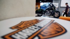 A Harley-Davidson bike is displayed in their head office in Singapore October 13, 2016. 