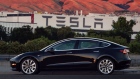 Tesla Model 3 comes off the assembly line