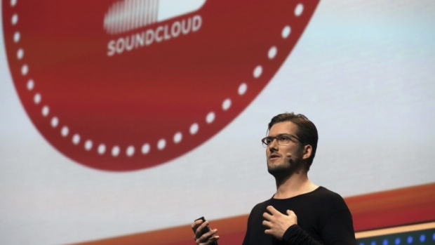 Berlin's SoundCloud CEO Alexander Ljung attends the LeWeb technology conference December 4, 2012