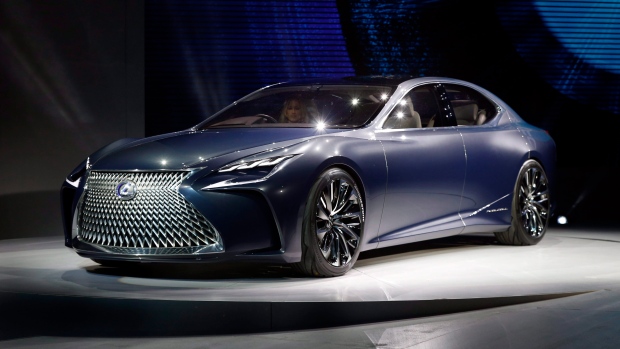 The Lexus LF-FC makes its North American debut at the North American International Auto Show