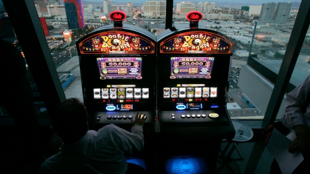 Bally's new slot machines are showcased at the 75th anniversary of Bally Technologies Inc