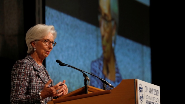 IMF Managing Director Christine Lagarde in Tokyo Nov 8 2017