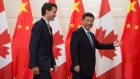 Justin Trudeau and Chinese President Xi Jinping