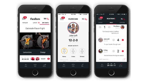 FanDom sports media mobile app