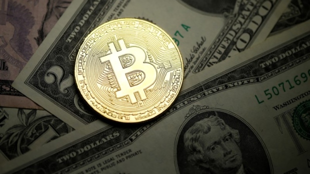 Bitcoin against U.S. dollar notes