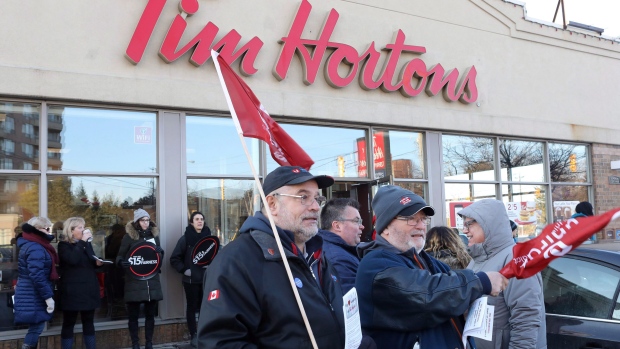 Tim Hortons protest